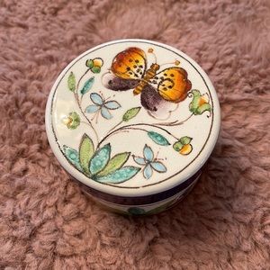 Melior Vintage Jewelry/Treasure Holder with Top in EUC